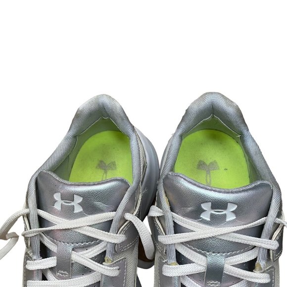 Under Armour Forge 96 HL Irid Womens 7.5 Synthetic Lace Up Trainers 3022812 100 - Picture 3 of 11